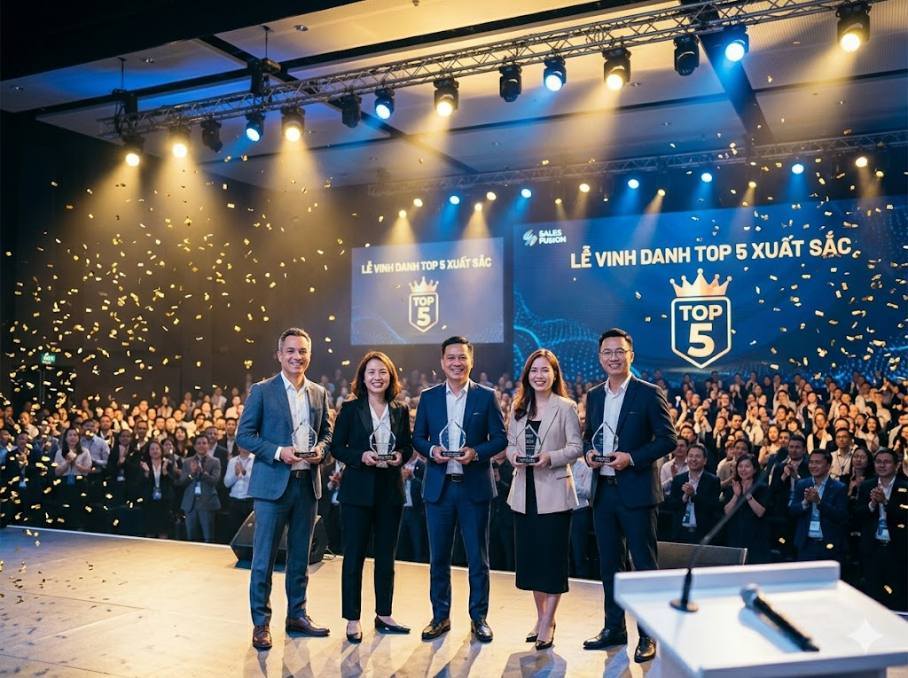 Lễ vinh danh TOP 5 thành viên xuất sắc